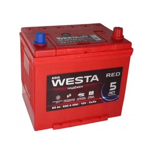 Аккумулятор WESTA RED 65 Ач 600 А (EN), обратная полярность, D23