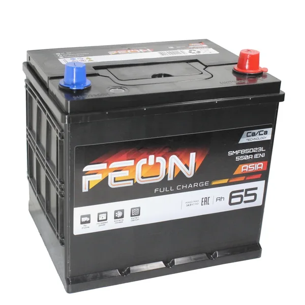 Аккумулятор FEON 65 Ач 550 А (EN), прямая полярность, LN2