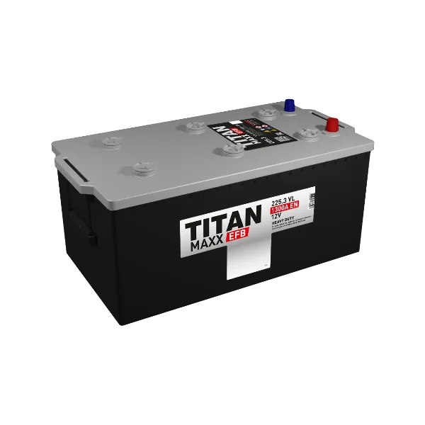 Аккумулятор TITAN MAXX 225 Ач 1300 А (EN), обратная полярность, 6ST-225