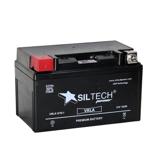 Аккумулятор SILTECH 10 Ач 160 А, прямая полярность, YTZ10S
