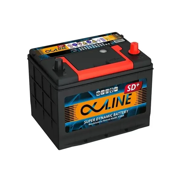 Аккумулятор ALPHALINE SD 85D23L 70 Ач 620 А (EN), обратная полярность