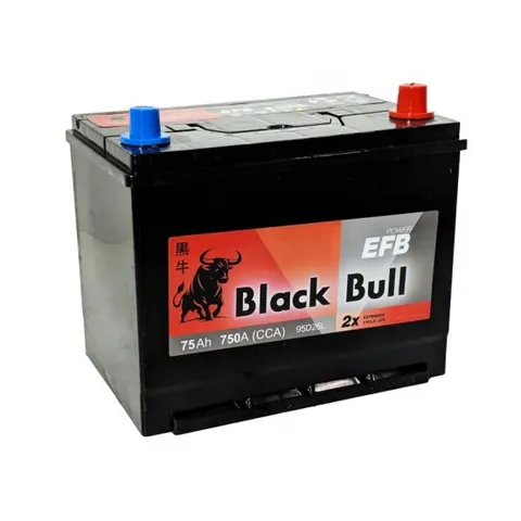 Аккумулятор BULL EFB Asia 75 Ач 750 А (EN), обратная полярность, D26