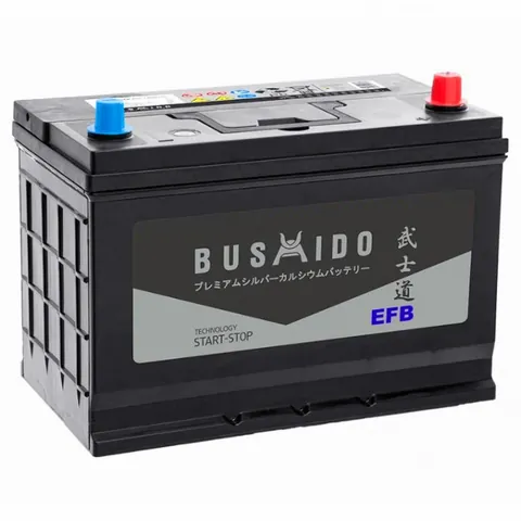 Аккумулятор BUSHIDO 90 Ач 800 А (JIS), обратная полярность, D31