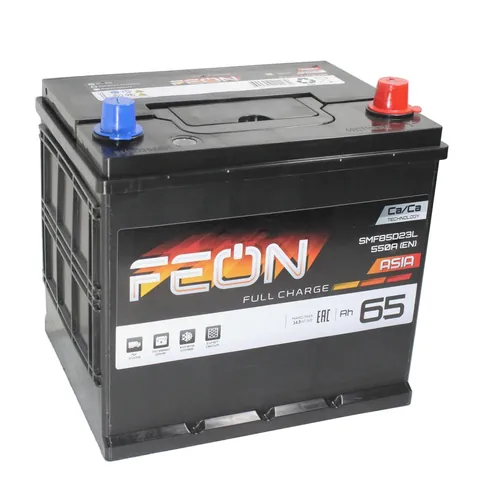 Аккумулятор FEON 65 Ач 550 А (EN), обратная полярность, LN2