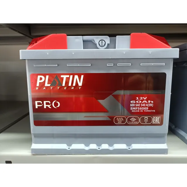 Аккумулятор PLATIN Pro 60 Ач 520 А (EN), прямая полярность, LN2