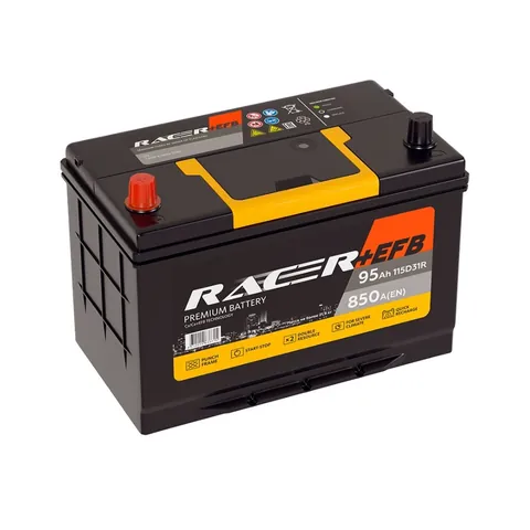 Аккумулятор RACER 95 Ач 850 А (EN), прямая полярность, D31