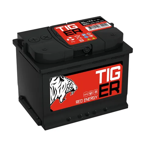 Аккумулятор TIGER Red Energy 0134107 60 Ач 560 А (EN), прямая полярность, LN2